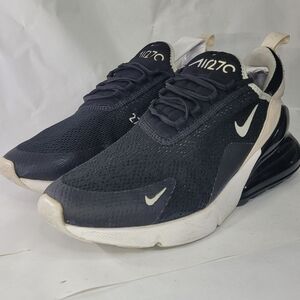 Women's US 9.5 - Nike Air Max 270 Black/Beige Sneakers
